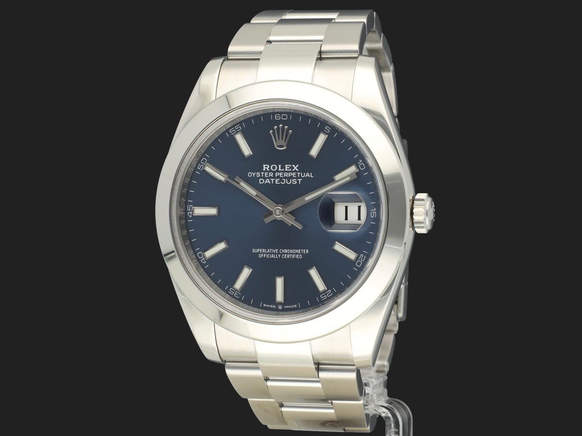 Rolex Datejust 41 Blue Dial 126300 (1)
