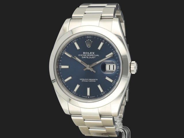 Rolex Datejust 41 Blue Dial 126300