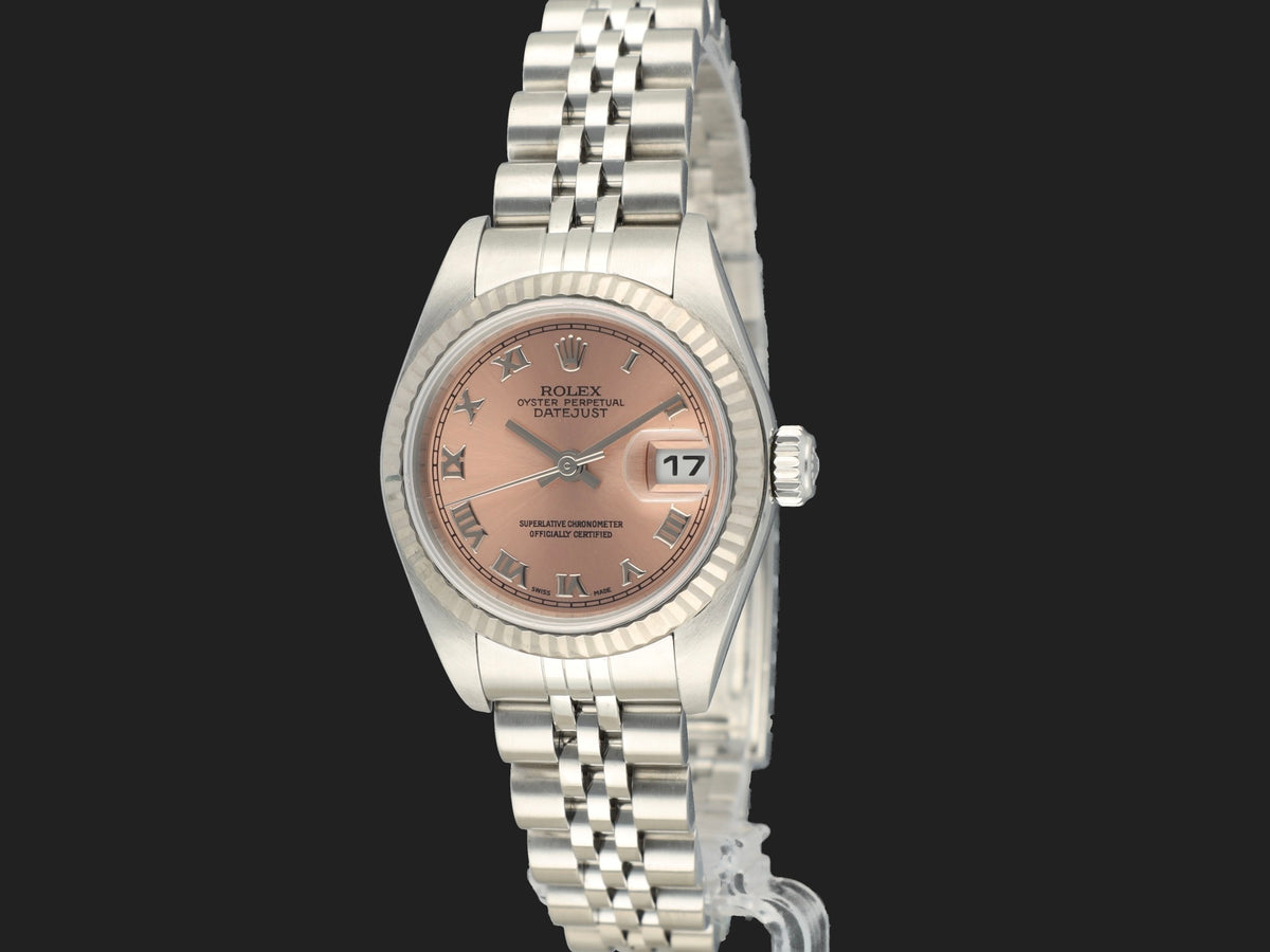 Rolex Lady-Datejust 26 Pink Roman Dial 79174 (1)