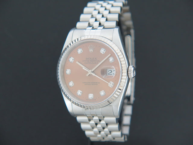 Rolex Datejust Pink Diamond Dial