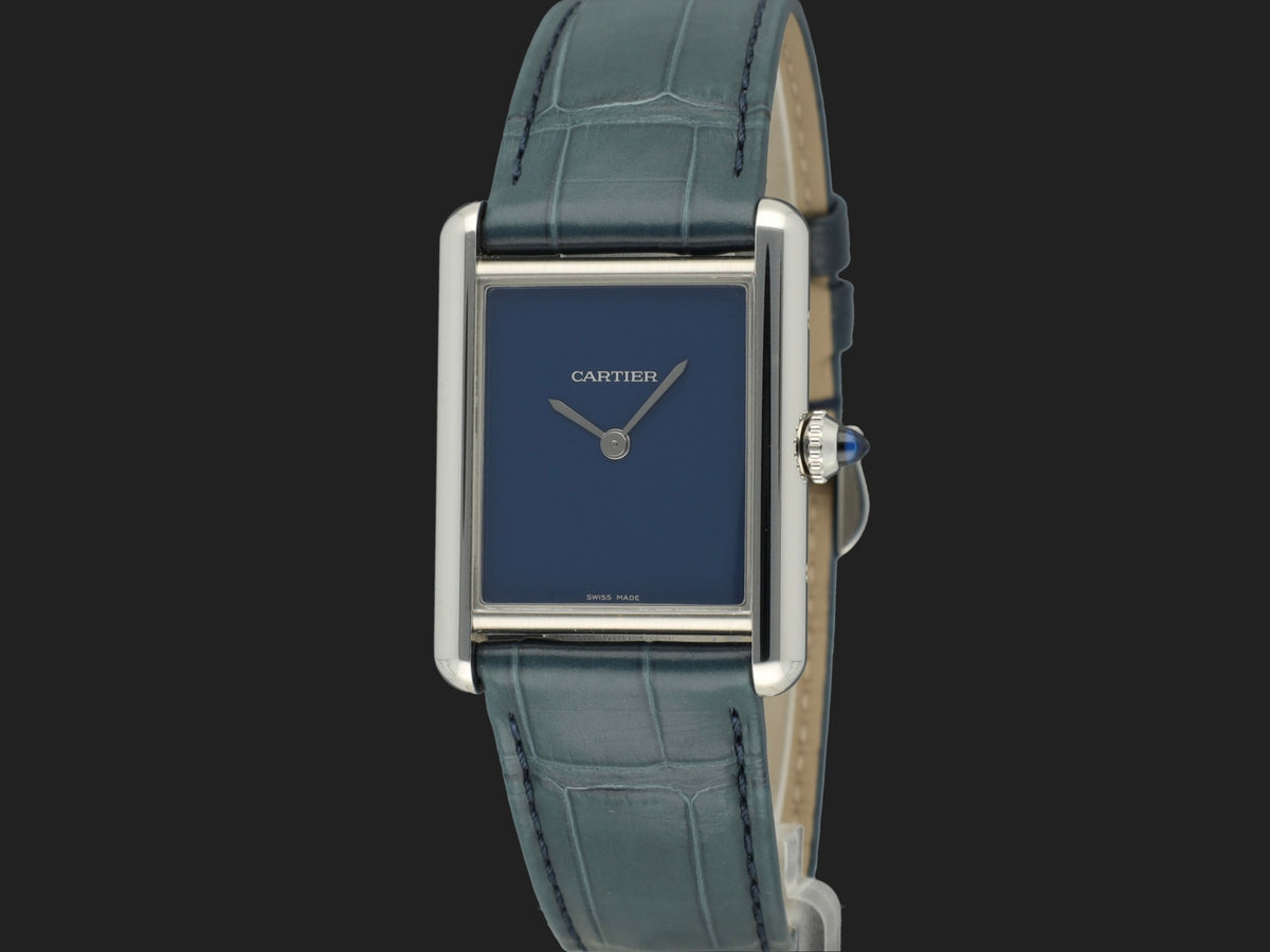 Cartier Tank Must Large Blue Dial WSTA0055  (1)