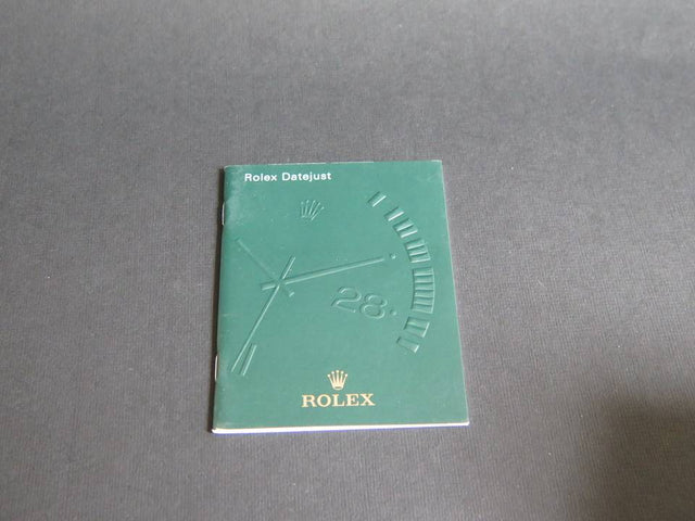 Rolex Datejust Booklet
