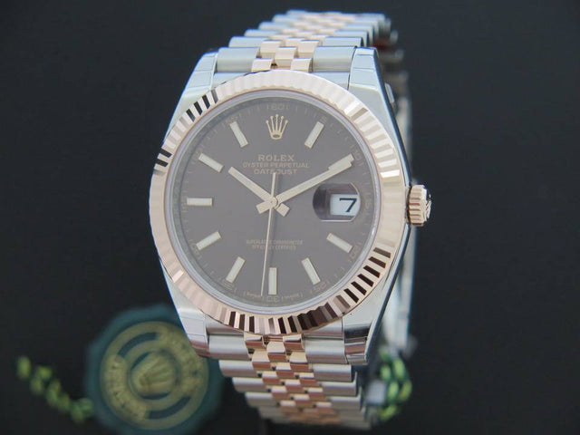 Rolex Datejust Chocolate/Rose gold Newest Model 41 NEW