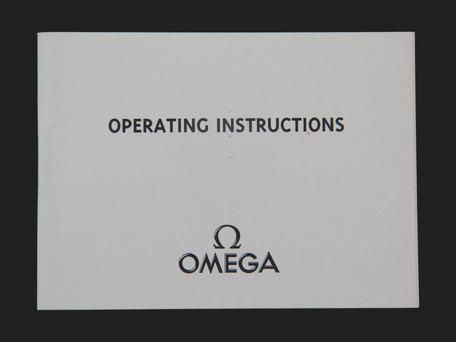 Omega Operating Instructions Booklet for cal. 1109/1111/1120/2500