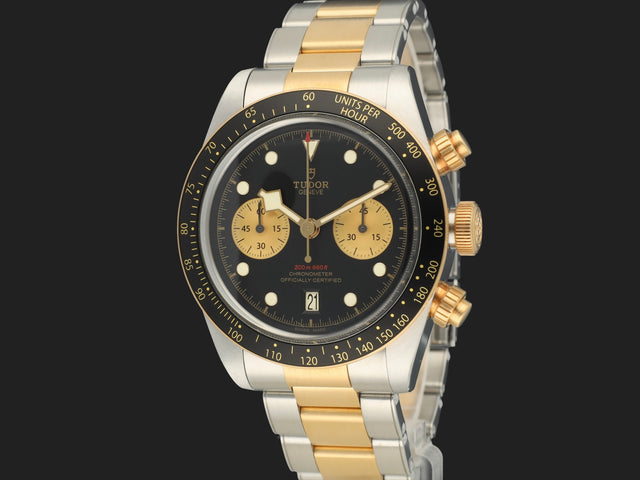 Tudor Black Bay Chrono Steel/Gold Black Dial 79363N