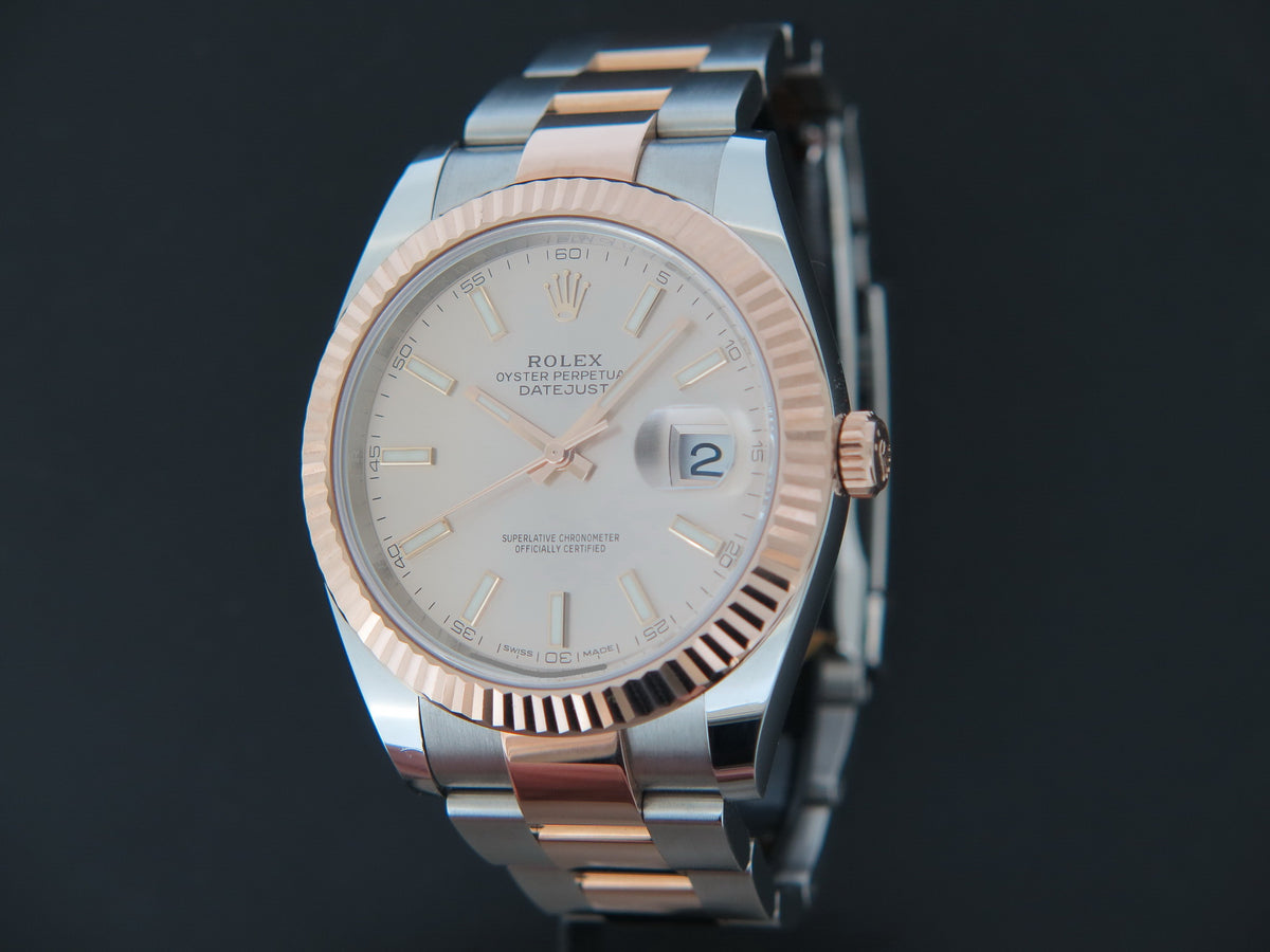 Rolex Datejust 41 Everosegold/Steel Sundust Dial 126331 (1)