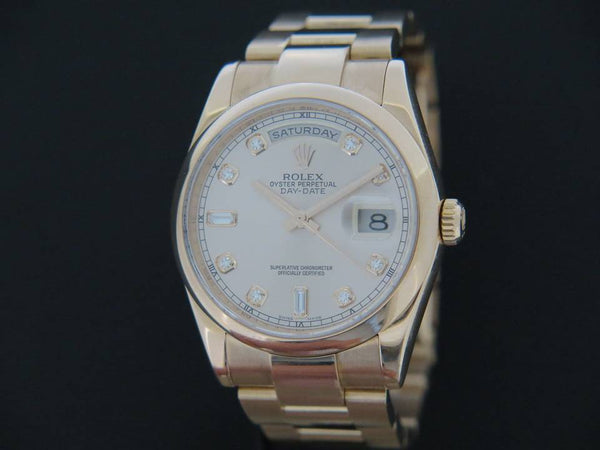 Rolex Oyster Perpetual Day-Date Rose Gold diamond dial