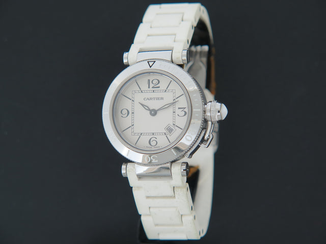 Cartier Pasha Seatimer White Dial 33mm