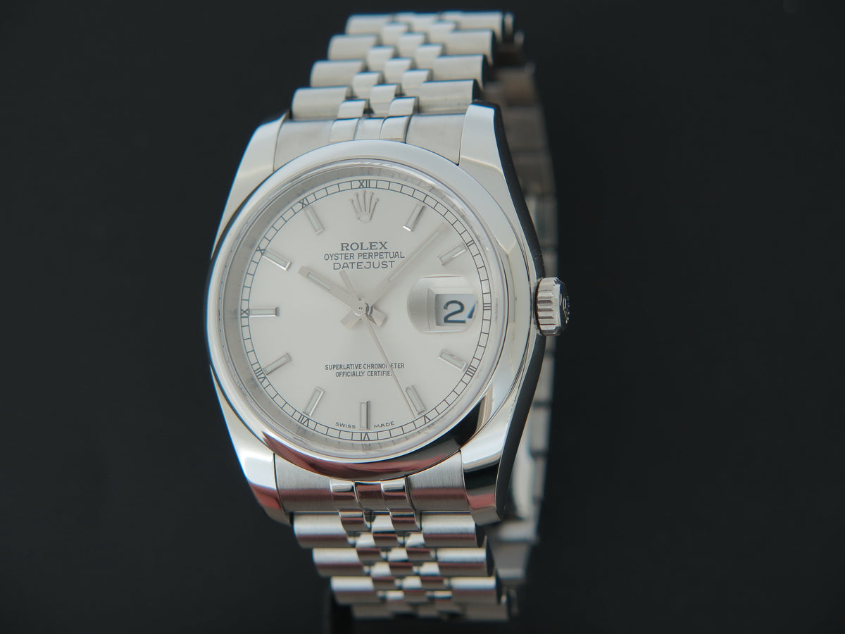 Rolex Datejust Silver Dial 116200 (1)
