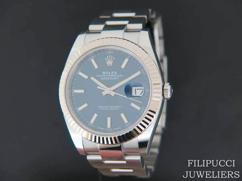 Rolex Datejust 41 Blue Dial 126334  (1)