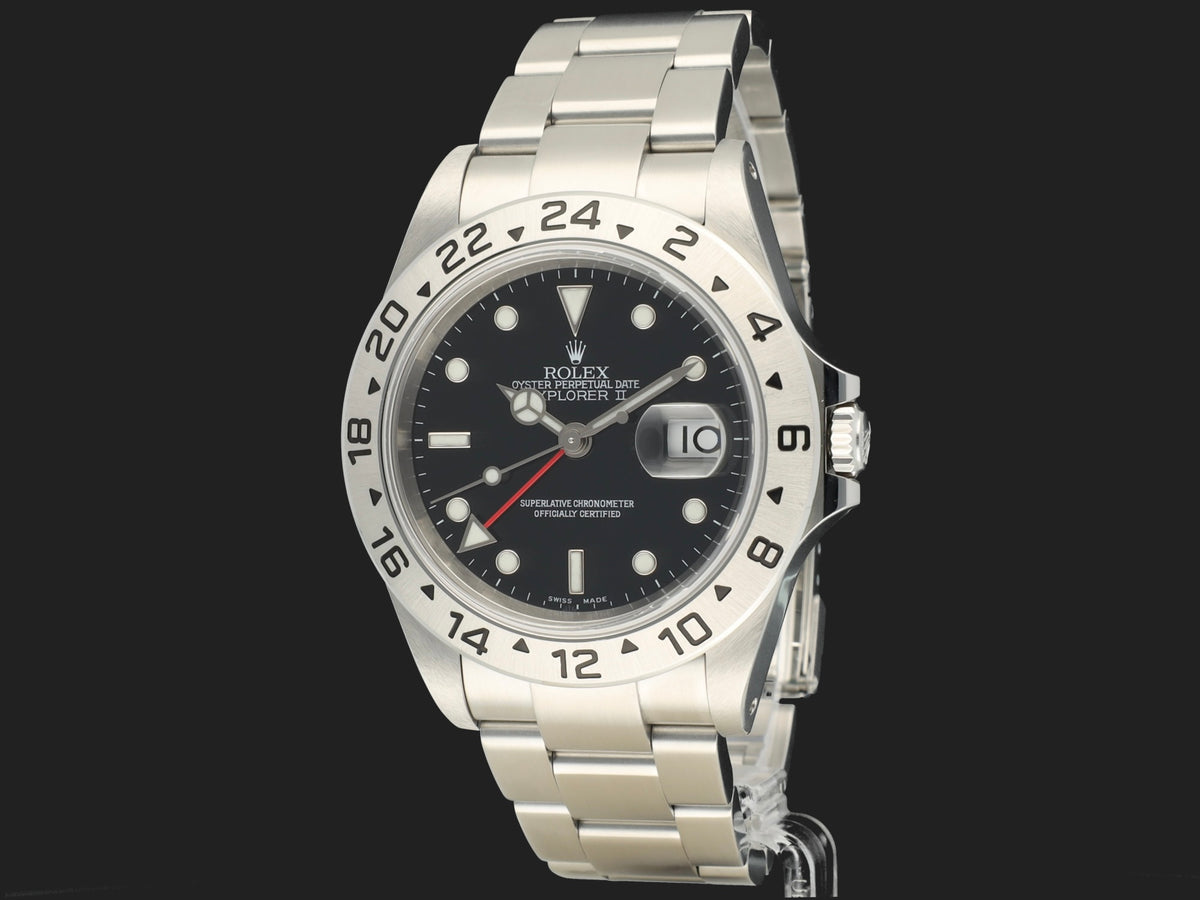 Rolex Explorer II Black Dial 16570 (1)