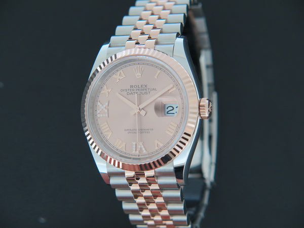 Rolex Datejust Everose/Steel RosÃ© Diamond Dial