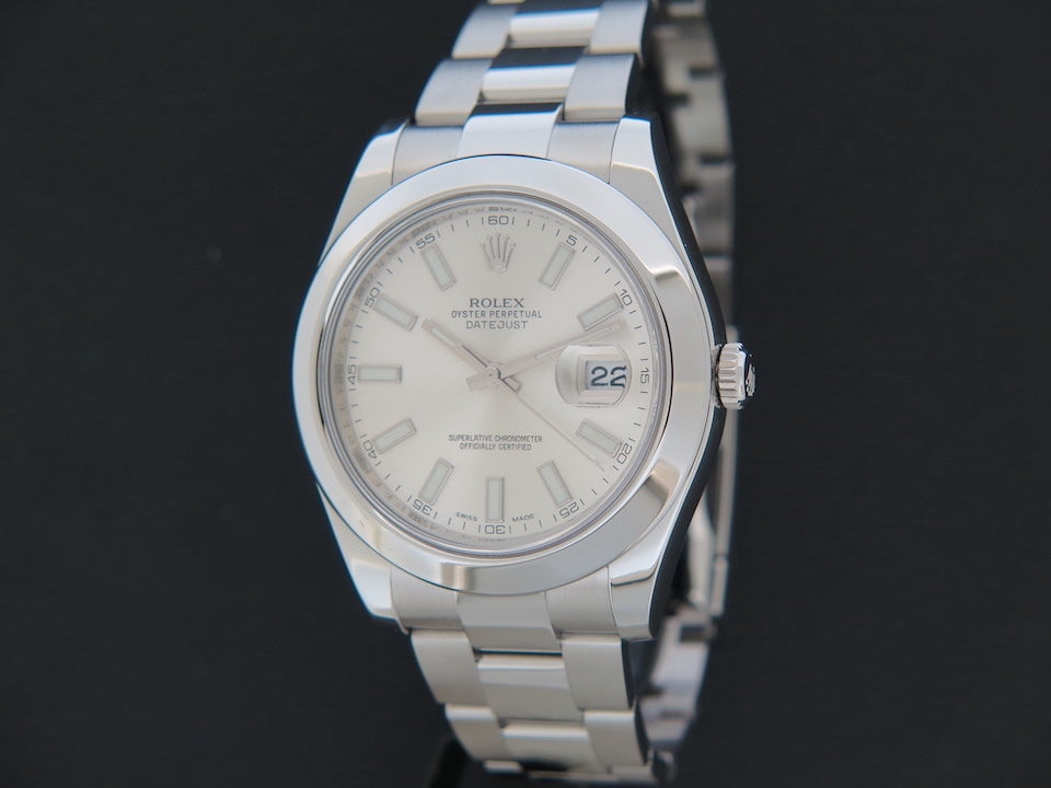 Rolex Datejust II Silver Dial 116300 (1)