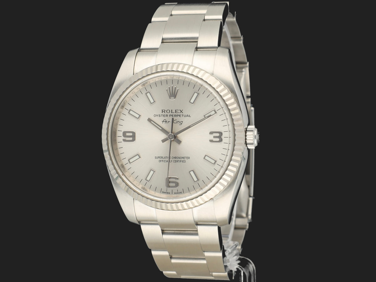 Rolex Air-King Silver Dial 114234 (1)