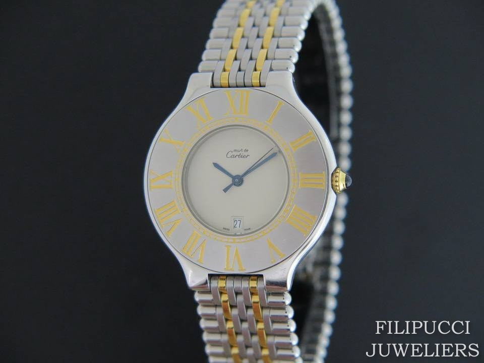 Cartier Must 21 Gold/Steel (1)