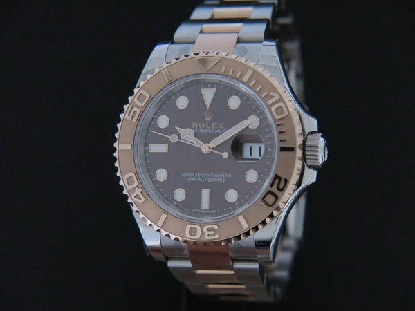 Rolex Yacht-master 40 Everosegold / Steel Gold Chocolate Dial