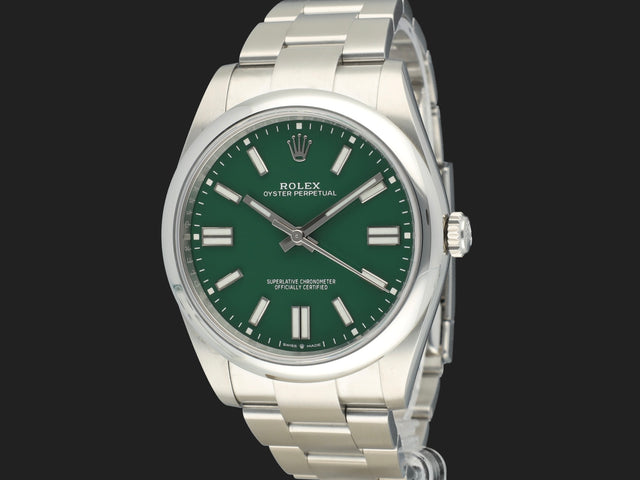 Rolex Oyster Perpetual 41 Green Dial