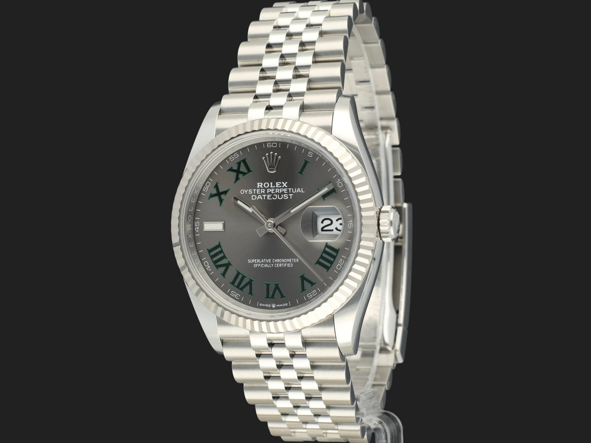 Rolex Datejust Slate Roman Dial 126234  (1)