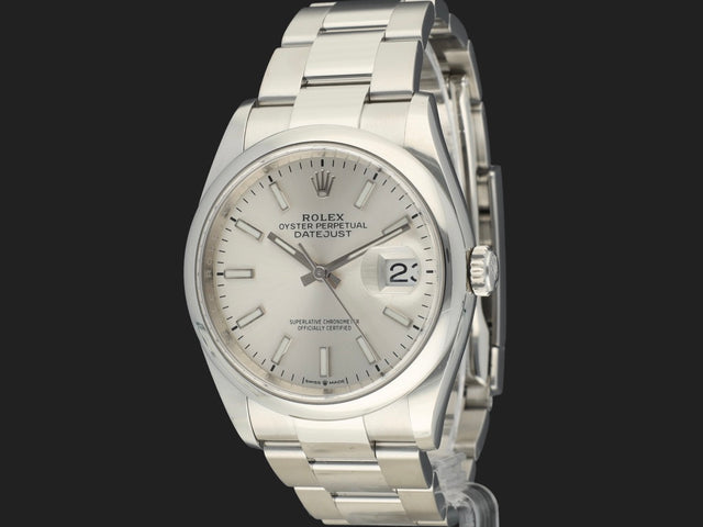 Rolex Datejust Silver Dial