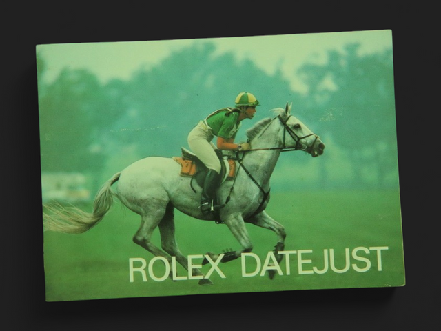 Rolex Datejust Booklet English
