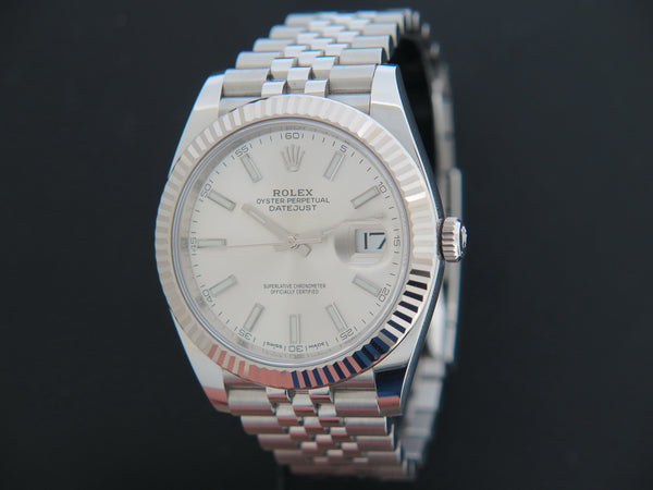Rolex Datejust 41 Silver Dial
