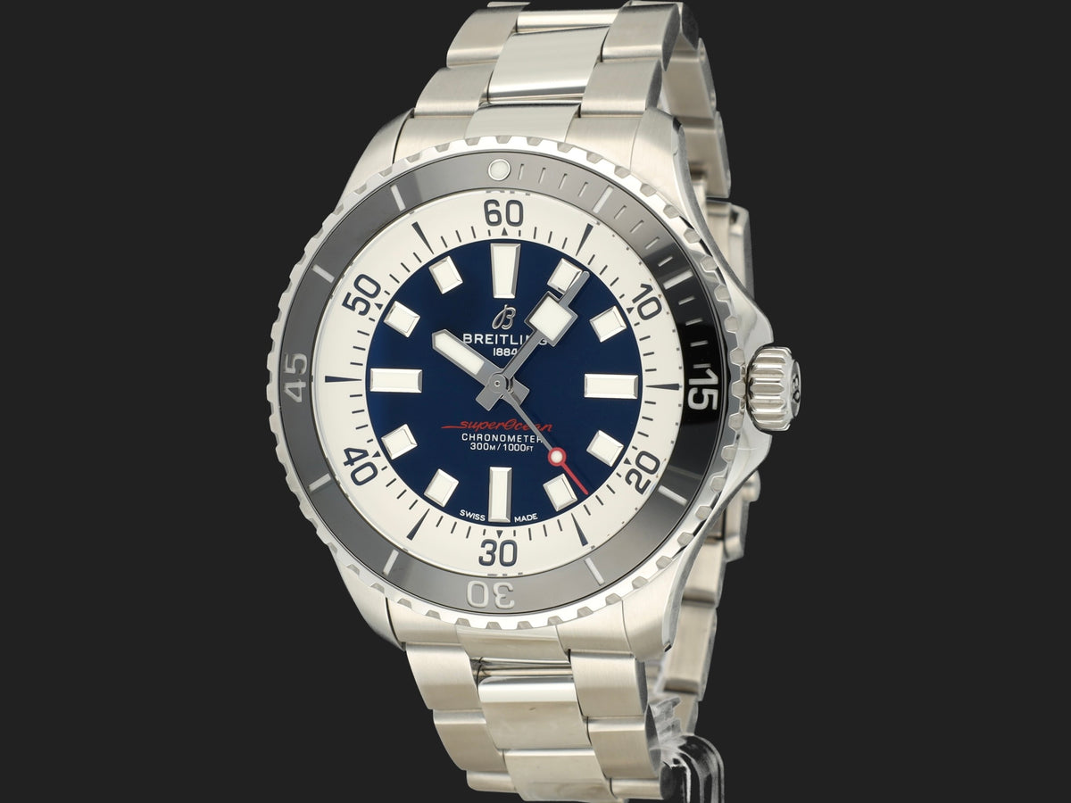 Breitling SuperOcean Automatic 44 Blue Dial A17376 (1)