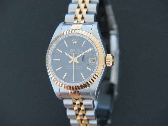 Rolex Datejust Gold/Steel Black Dial