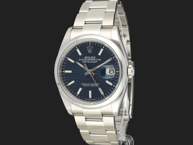 Rolex Datejust Blue Motif Dial