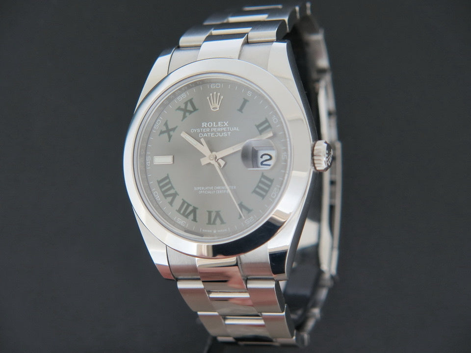 Rolex Datejust 41 Slate Roman Dial 126300  (1)