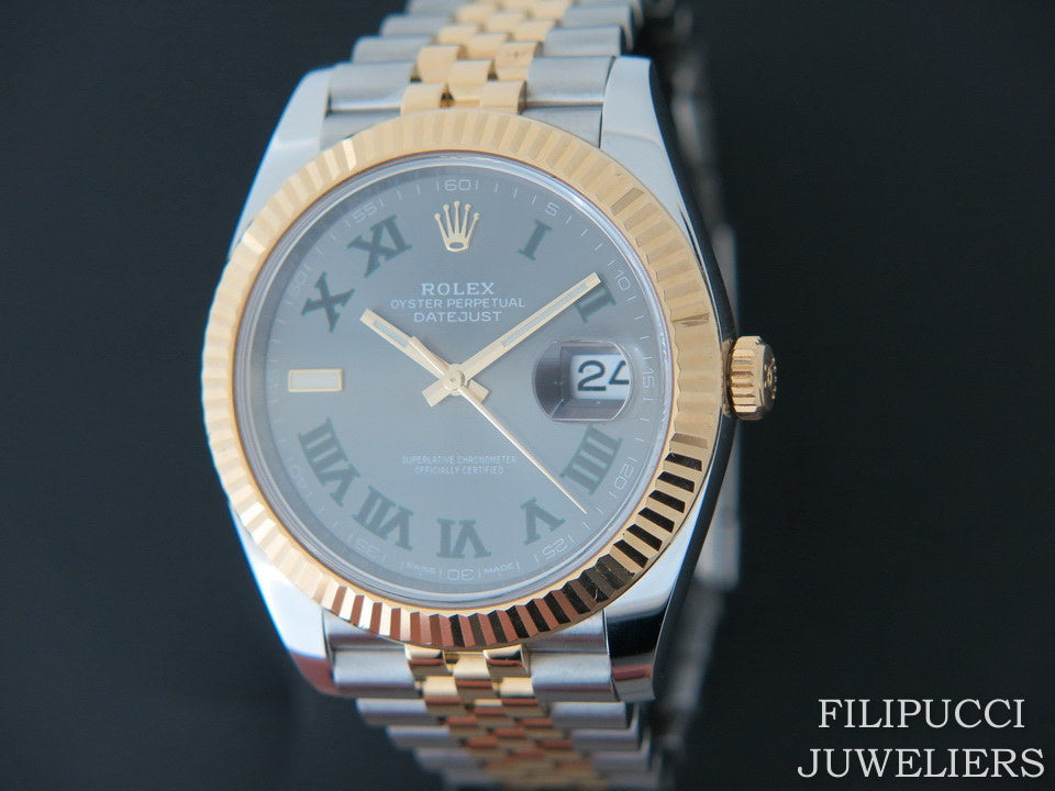 Rolex Datejust 41 Gold/Steel Slate Dial 126333  (1)