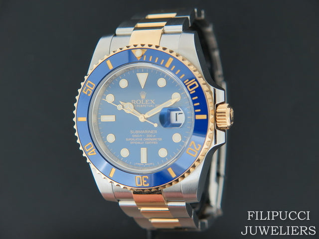 Rolex Submariner Date Gold/Steel Blue Dial