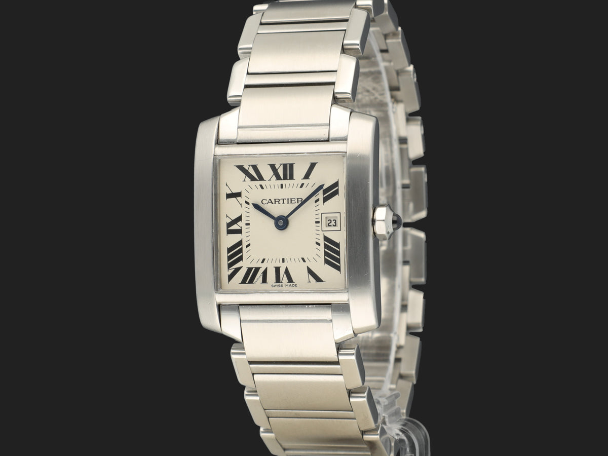 Cartier Tank Française MM Steel W51011Q3 / 2465 (1)