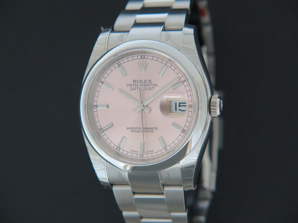 Rolex Datejust NEW 116200 Pink Dial  FULL STICKERS 79030B (1)