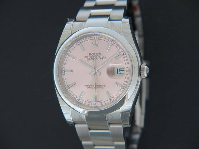 Rolex Datejust NEW Pink Dial FULL STICKERS