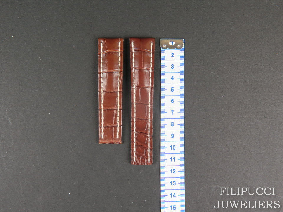 Breitling Krokodillen lederen band 22-20 mm NEW (1)
