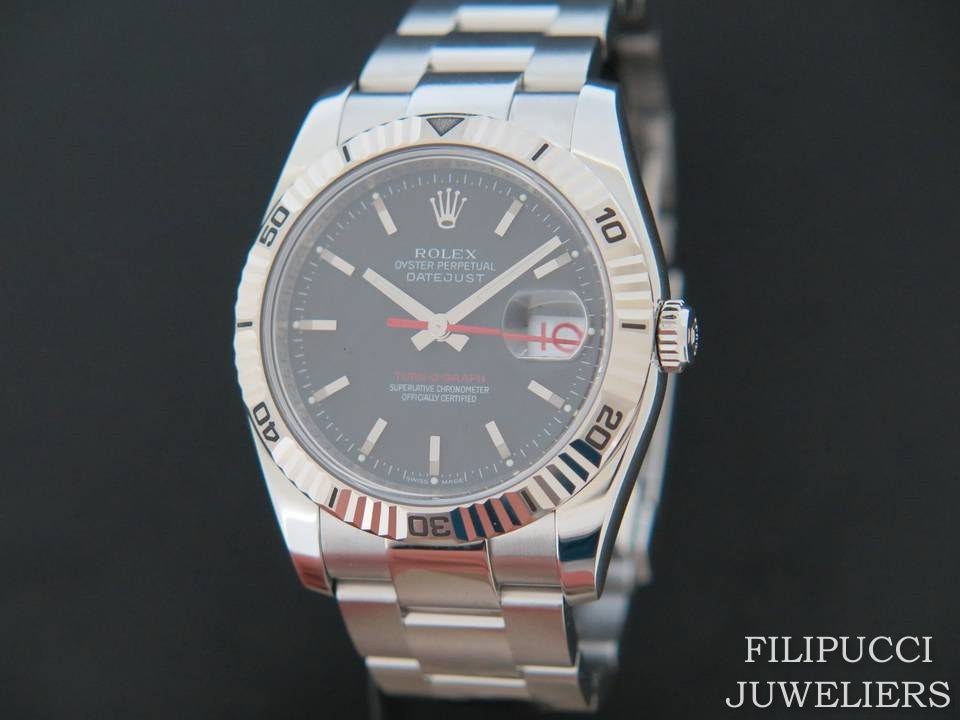Rolex Datejust Turn-O-Graph  116264  Grey Dial (1)