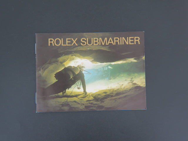 Rolex Submariner Booklet English