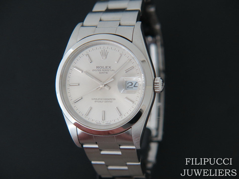 Rolex Date Silver Dial 15200 (1)