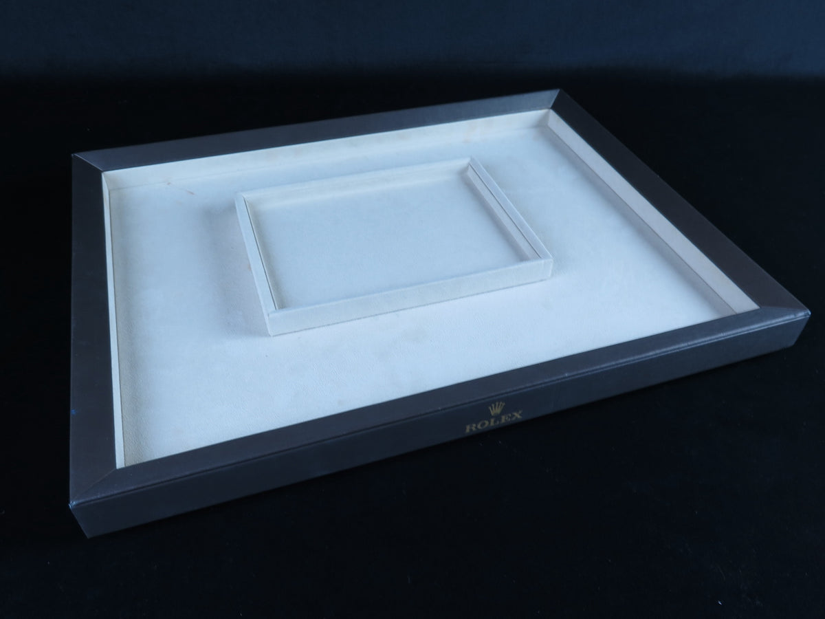 Rolex Leather Presantation Tray with Smaller Tray (1)