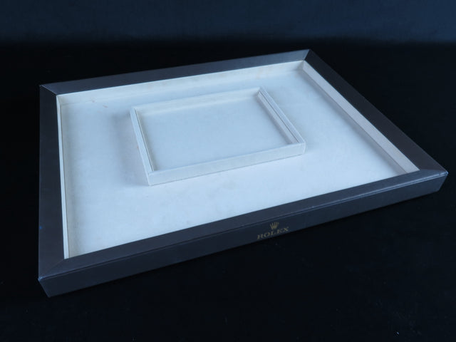 Rolex Leather Presantation Tray with Smaller Tray