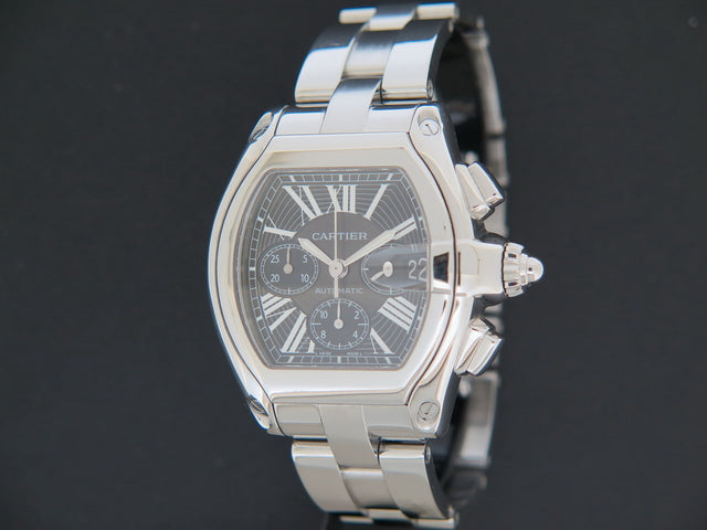 Cartier Roadster XL Automatic Chrono Black Dial 2618