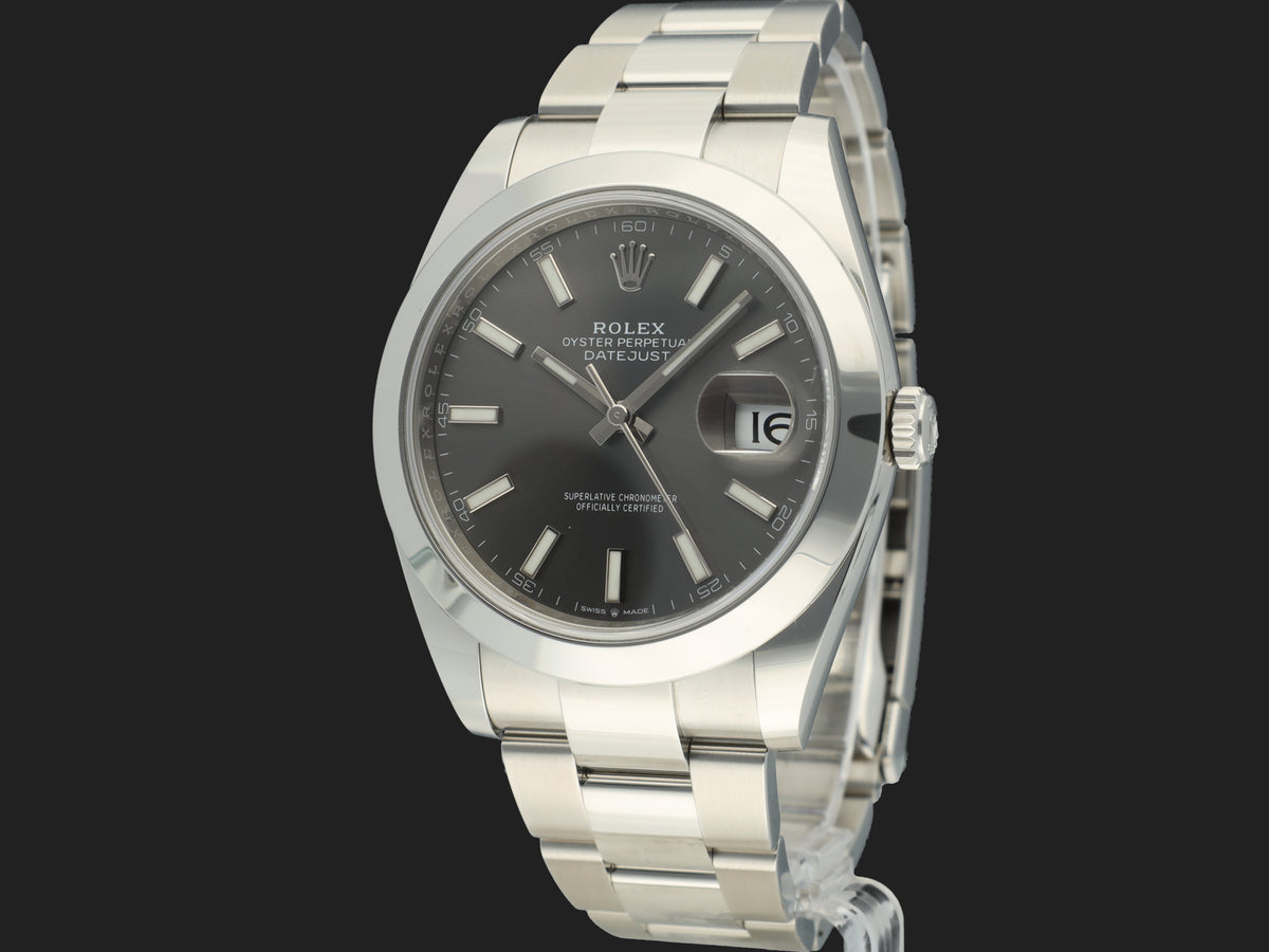 Rolex Datejust 41 Slate Dial 126300 (1)
