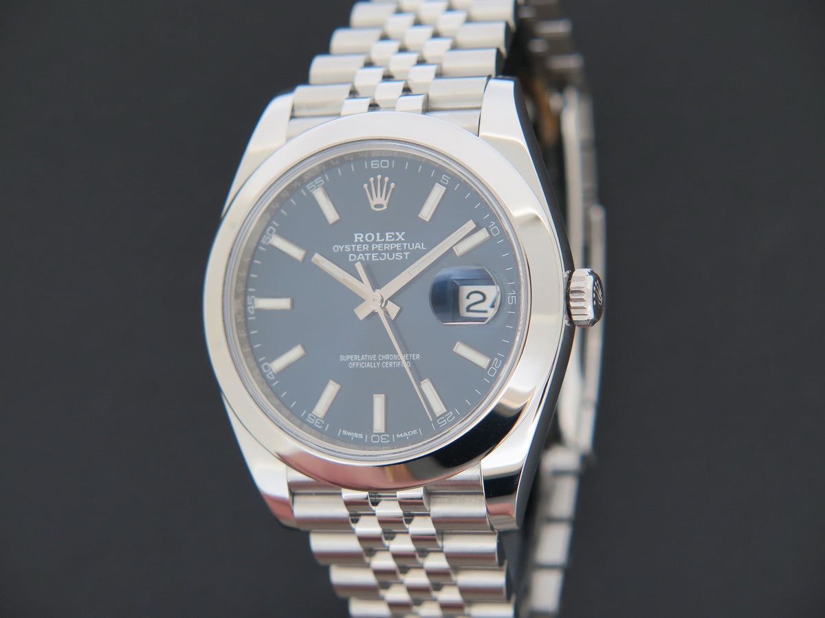 Rolex Datejust 41 Blue Dial 126300 (1)