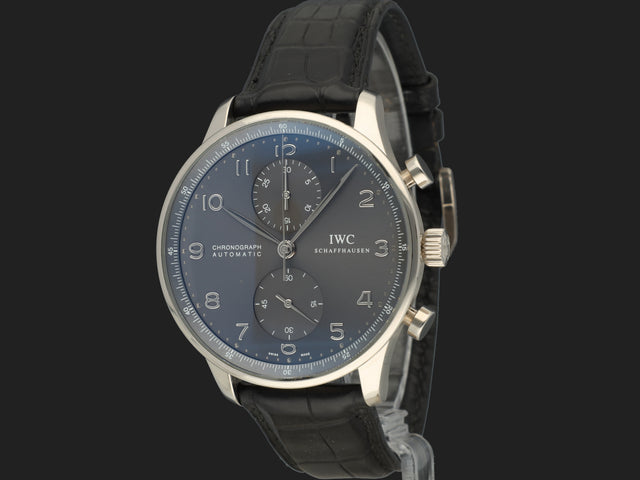 IWC Portugieser Chronograph White Gold Grey Dial