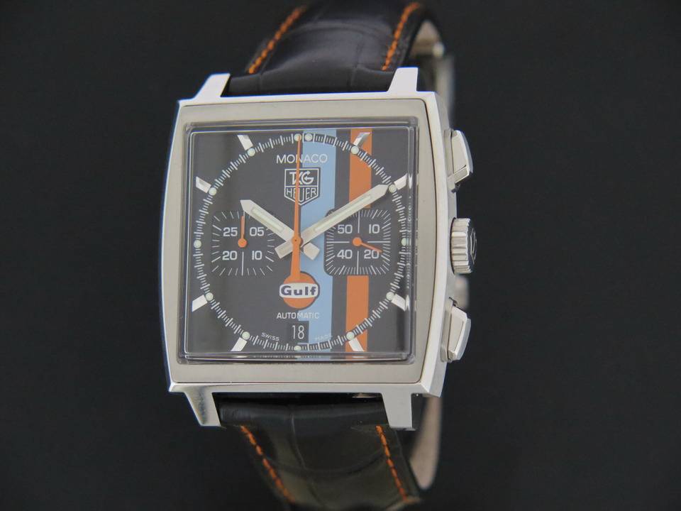 Tag Heuer Monaco Gulf Vintage NEW Limited Edition 4000 stuks  (1)