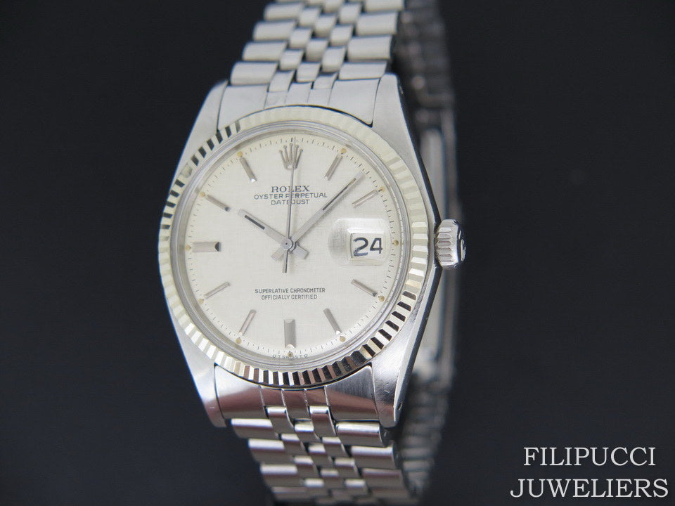 Rolex Datejust 1601  Silver Linen Dial (1)