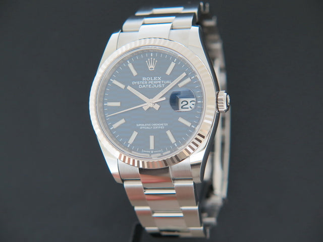 Rolex Datejust Blue Fluted Dial NEW