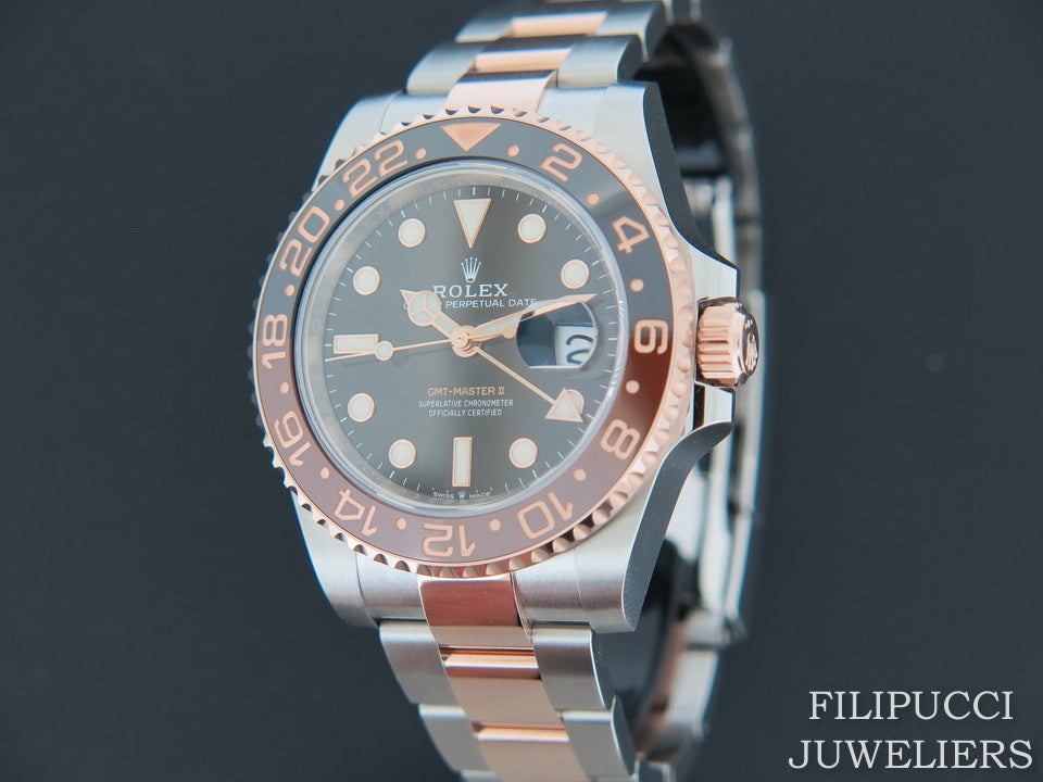 Rolex GMT-Master II EVEROSEGOLD / STEEL NEW 126711CHNR     (1)