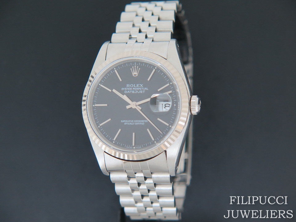 Rolex Datejust  Black Dial 16234 (1)