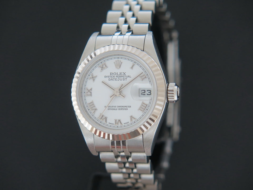 Rolex Datejust Lady White Roman Dial 79174 (1)